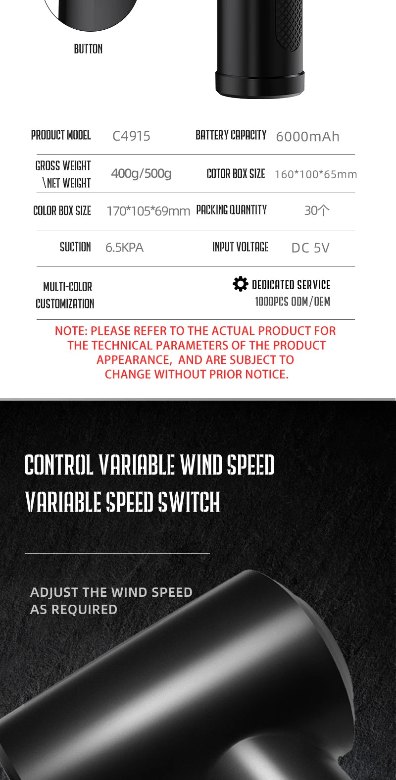 Soplador de Aire Portátil para Teclados y PC