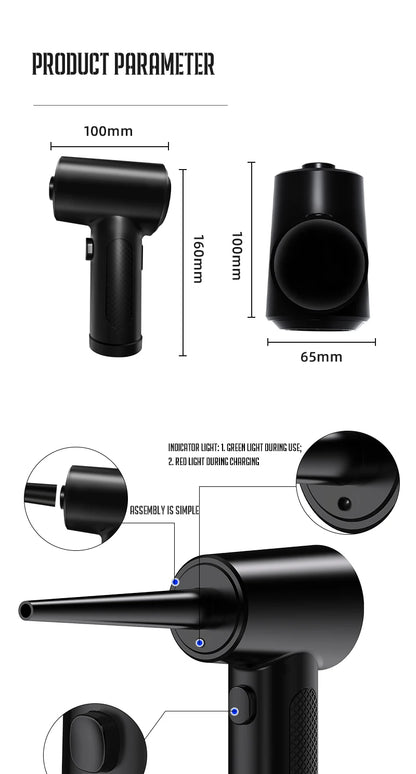 Soplador de Aire Portátil para Teclados y PC