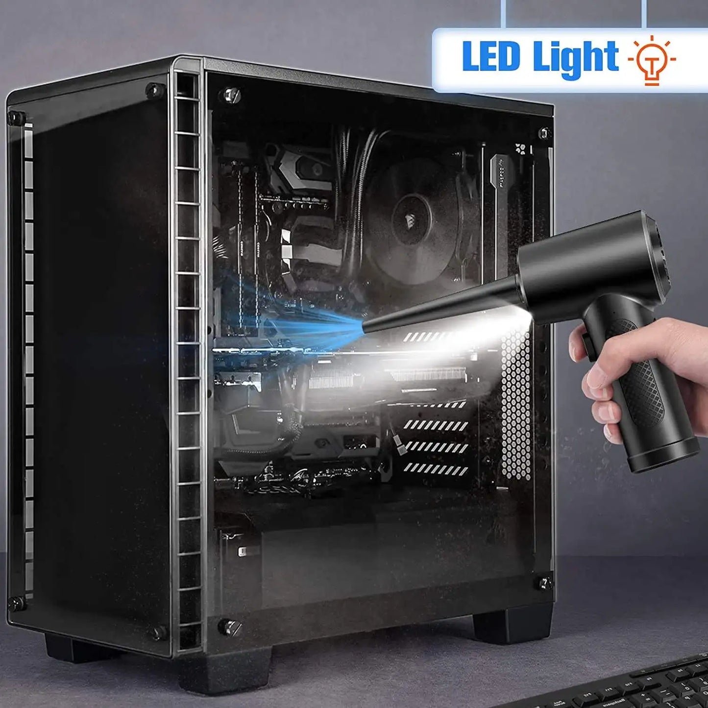 Soplador de Aire Portátil para Teclados y PC